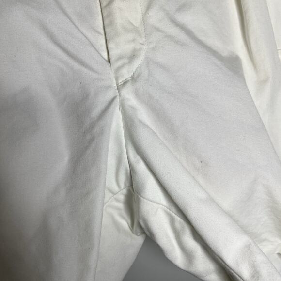 Vtg Willis & Geiger Shorts Mens Sz 40 Ivory Military Cargo Cotton 6" Inseam - Picture 5 of 12